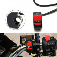 For Kawasaki ZX12R ZX6R ZX14R Z1000SX Z750 Z1000 Z650 Z900 22mm Universal Motorcycle Handlebar Flameout Switch ON OFF Button 2024 - buy cheap