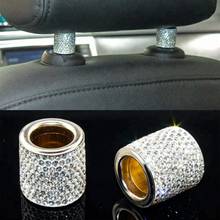 Haste de assento em anel de diamante, ornamento para estilo de carro, decoração de cristal, para descanso de cabeça, colar, molde interno, 1 peça 2024 - compre barato