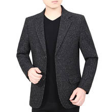 Nuevo Mens británico estilo Casual chaqueta de traje de corte Slim de moda Primavera otoño marca chaqueta de hombre chaquetas de los hombres abrigo Dropshipping. Exclusivo. 2024 - compra barato