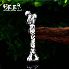 Beier 316L stainless steel Unique design bone pendant necklace punk rock high quality jewelry LLBP8-191P 2024 - buy cheap
