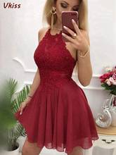 2020 Formal Party Sexy Homecoming Dresses Red Short Prom Dresses A-Line Elegant Cocktail Vestidos De Gala Women Graduation Dress 2024 - buy cheap