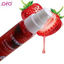 OLO-lubricante sexual comestible para adultos, 30ml, a base de agua, limón, fresa, aceite sexual insípido, Gel Vaginal y Anal, producto sexual 2024 - compra barato