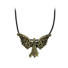 2022 New Sword Angel Wings Pendant Runes Shadowhunter Necklace Unsex Mortal Instrument City of Bone Rope Chain Film Accessories  2024 - buy cheap