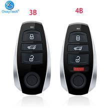 OkeyTech-Botón de repuesto para llave de coche, carcasa para mando a distancia inteligente, para VW, Volkswagen, Touareg, 2011-2014, 3/4 2024 - compra barato