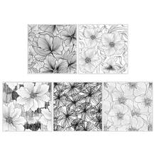 Flower Background DIY Silicone Clear Stamp Cling Seal Scrapbook Embossing Album  2021 2024 - buy cheap