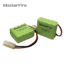 MasterFire-paquete de baterías recargables Ni-MH, paquete de pilas recargables con enchufes, 12V, 800mAh, 4 paquetes 2024 - compra barato