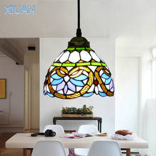 Mediterranean Decorations Vintage Pendant Lamp Handmade Glass Sconces Turkish Mosaic LED Hanging Light for Hallway Corridor 2024 - buy cheap
