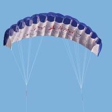 Paraquedas de nylon para manobras, parafóleo de duas linhas, 1.4m, paraquedas, surf, paraquedas, esportivo, praia, brinquedos de atividades ao ar livre 2024 - compre barato