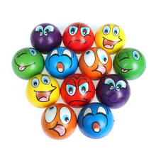 6pcs 6.3cm Stress Balls Grimace Smiley Laugh Face Soft Foam PU Squeeze Squishy Balls Toys for Kids Children Adults 2024 - buy cheap
