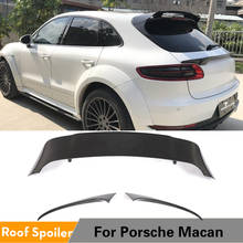 Carbon Fiber Rear Roof Spoiler Boot Lip Wing Spoiler For Porsche Macan 2014 2015 2016 2017 Rear Roof Spoiler 2024 - buy cheap