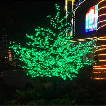 Luz led árvore de natal cristal cerejeira, luzes de árvore de natal brilhantes para ano novo, iluminação decorativa de paisagem ao ar livre 1.5m-3.0m 2024 - compre barato