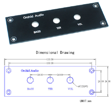 Faceplate Pannel For TPA3116 High Power Digital 2.1 Channel Amplifier Board Tone Board Diy 2024 - buy cheap