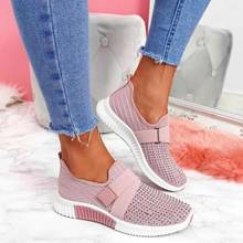 Women's Vulcanize Shoes Women Sneakers Outdoor Lightweight Women Casual Sport Slip On Running Shoes Mesh Breathable   Shoes 2024 - buy cheap