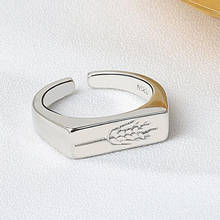 Forma de garfo quadrado irregular, anel de metal vazado em forma de garfo, feminino, para casamento, noivado, festa, presente, 2020 2024 - compre barato