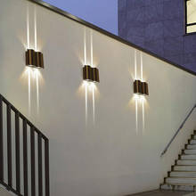 Luminária de parede led a prova d'água, 6w, 12w, 18w, para decoração de casa, corredor, escadas, varanda, iluminação para casa, iluminação decorativa 2024 - compre barato