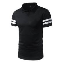 2019 Brand Clothing Men T Shirt Men Business Casual Solid Male T Shirt Short Sleeve High Quality Men Clothing 2024 - buy cheap