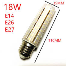 New 12W 16W 18W 220V/AC Light Bulb E14 E27 LED Double Color Lamp SMD2835  Corn Bulb Light Bulb Corn Light chandelier  warm white 2024 - buy cheap