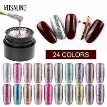 ROSALIND Gel Nail Polish Glitter Paint Hybrid Varnishes UV Colors Top Base Coat Primer For Nails Permanent For Manicure Nail Art 2024 - buy cheap