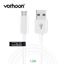Vothoon 1,2 м Micro USB кабель для зарядного устройства для Samsung Galaxy S6 S7 Note4 N9100 Micro USB 1,2 м кабель (EP-DG925UWE)100 шт. 2024 - купить недорого