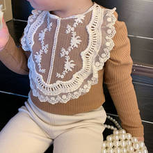 Lace Baby Girls Blouse Autumn Spring Kids Shirt For Toddler Long Sleeve Blouses Children Clothing Girl Tops Infant 2024 - buy cheap