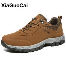 Spring Autumn Men Walking Shoes Outdoor Breathable Nubuck Leather Male Casual Shoes Lace Up Mans Footwear Big Size 2021 Fashion 2024 - buy cheap