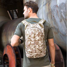 Mochila táctica militar para hombre, bolsa de viaje, senderismo, deportes, Camping, de nailon, de algodón, resistente al agua, 25L 2024 - compra barato