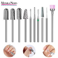 Aço de tungstênio elétrica máquina de manicure fresas moagem cabeça broca kit prego brocas para pedicure máquina ferramentas 2024 - compre barato