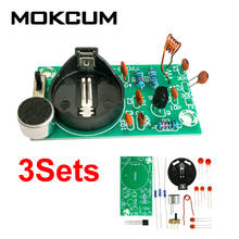 3pcs Frequency Modulation Wireless Microphone Module DIY Kit FM Transmitter Board Parts Kits Simple Electronic Suite 2024 - buy cheap