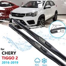 Щетка стеклоочистителя для Chery Tiggo 2, 2016, 2017, 2018, 2019, Tiggo 3x, MVM, X22, DR3, переднее ветровое стекло, стеклоочистители, автомобильные аксессуары 2024 - купить недорого