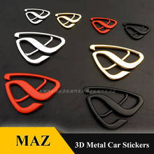 Engine Standard Symbol Car 3D Metal Emblem Chrome Axela Badge Atenza Black Sticker Tailgate Boot Trunk for Mazda 2024 - buy cheap