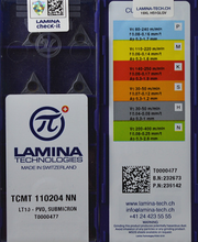 TCMT110204 TCMT110208 NN LT10 оригинальная твердосплавная вставка Lamina обработка: нержавеющая сталь, сталь, чугун. И т. Д. 2024 - купить недорого
