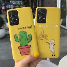 Cute Cactus Cover For Samsung Galaxy A72 Case SM-A725F Soft Silicone Back Cover For Samsung A72 5G A726B Phone Cases Slim Fundas 2024 - buy cheap