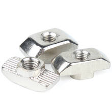 Tuerca deslizante en T para 20 Series, Conector de fijación de tuerca, 100 extrusiones de aluminio, M3/M4/M5 * 10*6, 2020 Uds., 50 Uds. 2024 - compra barato