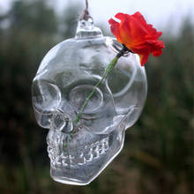 2020 nova flor de vidro dia das bruxas planta água pendurado vaso recipiente hidropônico pote escritório em casa decoração do casamento 2024 - compre barato