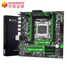 Huanzhi-placa mãe x79, placa principal para desktop intel cpu xeon m.2 sata 2011 ddr3 reg ecc 2024 - compre barato