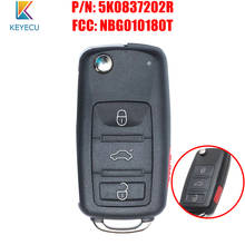 Keyecu-mando a distancia NBG010180T 5K0837202R, 3 + 1 botones, 315MHz, ID48, para Volkswagen, VW, Golf, Eos, GTI, Jetta, Passat, Touareg, Tiguan, CC 2024 - compra barato