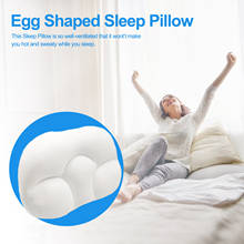 Comfortable All Around Sleep Pillow Spine Adjustment Memory Foam Cervical Pillow Egg Shaped Soft Pillow For Sleeping 2024 - buy cheap