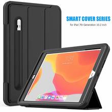 For ipad 10.2 Shockproof Armor Defender Kickstand Case For ipad 7th 8th 10.2" A2200 A2198 A2197 tablet Cover Sleep Wakeup 2024 - buy cheap