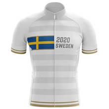 2020 Summer sweden Short Sleeve Pro Cycling Jersey Mountain Bicycle Clothing Maillot Ropa Ciclismo Racing Bike Clothes Jerseys 2024 - buy cheap