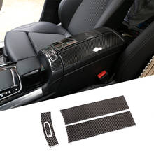 Soft Carbon Fiber Car Center Console Tidying Armrest Box Panel Decoration Trim For Mercedes Benz B GLB Class W247 X247 2019-2020 2024 - buy cheap