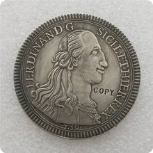 Estados italianos 1793 1 Oncia, 30 tali-ferdinando I copia de monedas conmemorativas-réplica de monedas de medalla coleccionables 2024 - compra barato