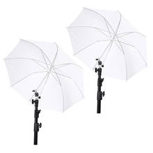 Paraguas Blanco translúcido para estudio fotográfico, sombrilla suave de 33 "y 83cm para fotografía, luz de flash de estudio fotográfico, 2 uds. 2024 - compra barato