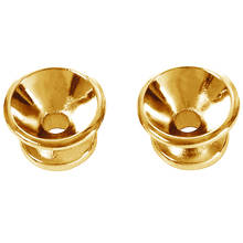 2 x Electric Acoustic Guitar Bass Strap Button Screw Lock Pins Pegs Pads Golden 2024 - buy cheap