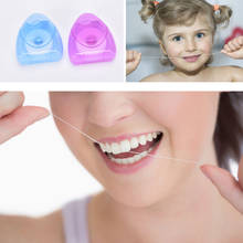 Limpador de dentes portátil, escova interdental com caixa para higiene bucal, 15/25/50m 2024 - compre barato