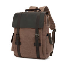 Модный холщовый рюкзак для мужчин и женщин, школьный ранец в стиле милитари, мужская сумка 2024 - купить недорого