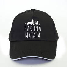 Gorra de béisbol del Rey León para hombre, gorro de camionero HAKUNA MATATA, Snapback de marca de moda, Verano 2024 - compra barato