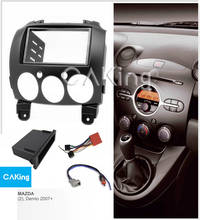 Single/Double Din Car Fascia Radio Panel Harness Antenna for Mazda 2 ; Demio 2007-2014 Dash Kit Install Facia Plate Bezel Trim 2024 - buy cheap