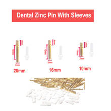 Conjunto de pinos para unha de liga de zinco, 1000 conjuntos de pinos para trabalho em modelo 3 comprimento 10mm 16mm 20mm 2024 - compre barato