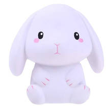 Новый Большой Кролик мягкий милый животный Сжимаемый крем ароматизированный медленно поднимающийся креативный мягкий Сжимаемый для снятия стресса забавная игрушка для детей подарок 2024 - купить недорого