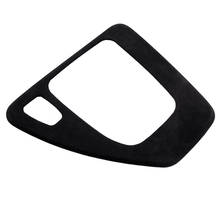 Alcantara Suede Gear Shift Panel Cover Trim Frame Bezel Car Black Fit For BMW 3 Series E90 E92 E93 2005-2008 2009 2010 2011 2012 2024 - buy cheap